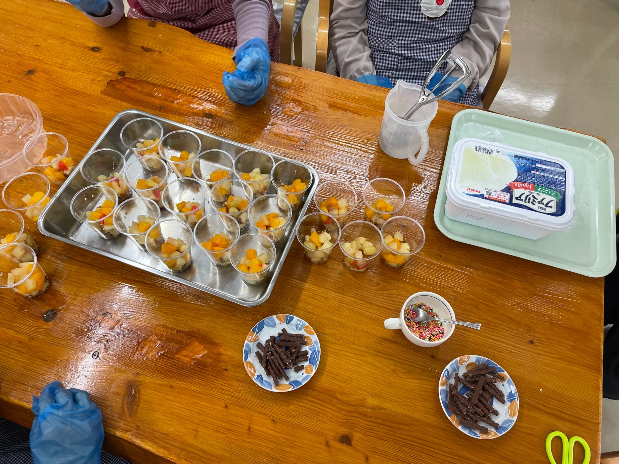 今日はパティシエ気分